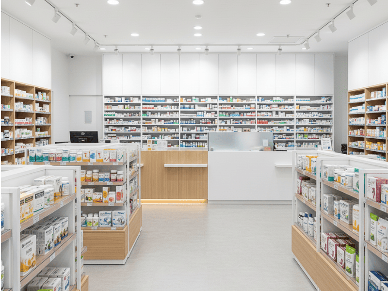 藥局陳列與收納規劃|藥局設計