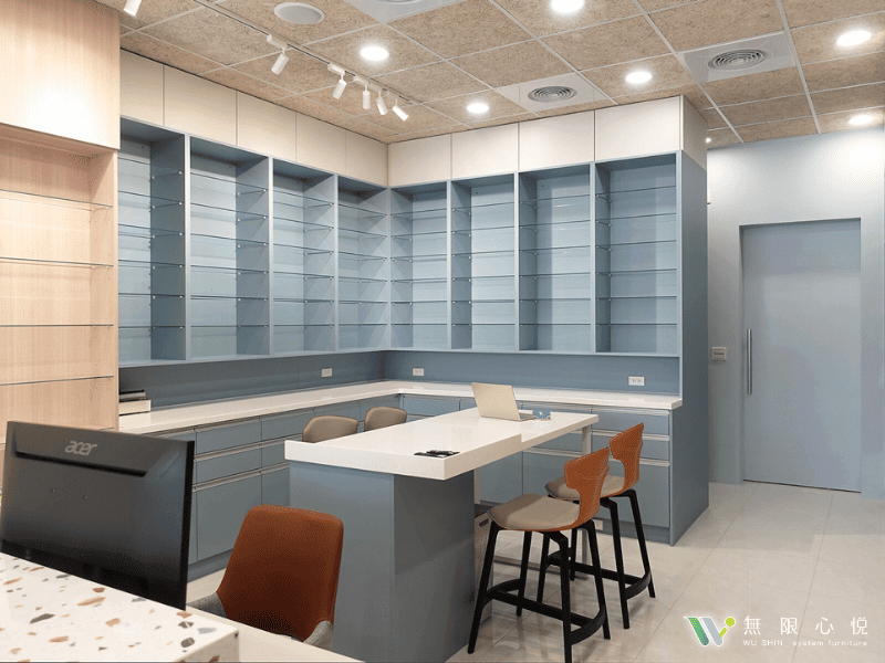 藥局裝潢作品集|藥局系統櫃設計